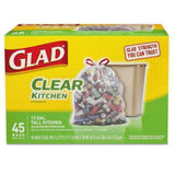 Recycling Tall Kitchen Drawstring Trash Bags, 13 gal, 0.9 mil, 24" x 27.38",