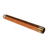 Supply Giant OQCS1212 1/2 inch Long Brass Nipple Pipe Fitting with 1/2" Nominal Diameter and NPT Ends