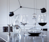 Extra Large Crystal Wine Glasses with Stem - Elegant Wide Rim Stemware Giant Red