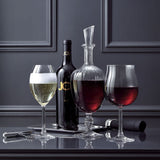 Extra Large Crystal Wine Glasses with Stem - Elegant Wide Rim Stemware Giant Red
