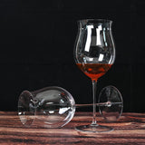 Extra Large Crystal Wine Glasses with Stem - Elegant Wide Rim Stemware Giant Red