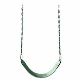 Swing-N-Slide Heavy Duty Green Swing Seat - 58" Vinyl Coated Chain Backyard Play