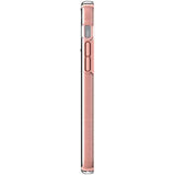Speck Products Presidio Perfect-Clear Impact Geo iPhone iPhone 12, iPhone 12 Pro Case, Clear/Rosy Pink (138491-9356)