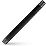 Supply Giant QDCM1560 60" Long Pre-Cut Black Steel Pipe with 1-1/2" Nominal Size Diameter