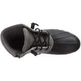 Sperry womens Saltwater Boots, Black/Grey, 9.5 US