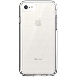Speck Products GemShell iPhone SE (2022) Case| iPhone SE (2020)| iPhone 8| iPhone 7 - Clear with Gold Glitter/Clear