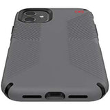 Speck Products Presidio2 Grip Case, Compatible with iPhone 11, Graphite Grey/Cathedral Grey/Black/Blood Red