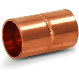 Supply Giant DDSD0058 Straight Copper Coupling With Sweat Sockets And With Rolled Tube Stop, 5/8 Inch