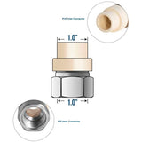 Supply Giant TTDQG300 Female x CPVC Adapter Transition Pipe Fitting; Durable Over Molded One-Piece Design; 1 in.; Lead Free Stainless Steel
