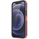 Speck Products CandyShell Pro Grip iPhone 12 Mini Case, Raspberry Kiss Red/Slate Grey, 137595-9240