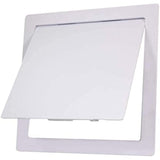 SUPPLY GIANT AP12 Plastic Access Panel for Drywall Ceiling 12 x 12 Inch Reinforced Plumbing Wall Access Door Removable Hinged, White