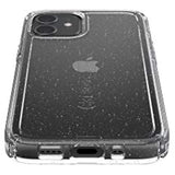 Speck Products Gemshell Glitter iPhone 12 Mini Case, Clear/Clear with Gold