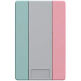 Speck Products GrabTab Cell Phone Holder and Stand, Works with Most Cell Phones - Aquifer Blue/Dolphin Grey/Sorbet Pink