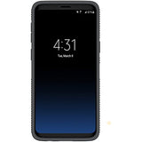 Speck Products Compatible Phone Case for Samsung Galaxy S9, Candyshell Grip Case, Black/Slate Grey
