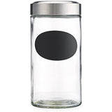 Sweet Home Chalk it up 58 OZ Glass Canister with Metal Screw Top chalk included