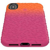 Speck Products iPhone XS/iPhone X Case, CandyShell Fit, Pumpkin Orange Ombre Berry Pink