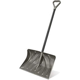 Suncast SC2700 20-Inch Snow Shovel/Pusher Combo with Wear Strip and D-Grip Handle, Gray