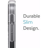Speck Products Presidio Perfect Clear + MagSafe iPhone 12 Pro Max Case, Clear/Clear