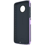 Speck Products Moto Z4 Next Gen Case, Presidio Grip, Jelly Purple/Charcoal Grey
