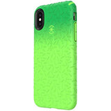 Speck Products iPhone XS/iPhone X Case, CandyShell Fit, Forest Green Ombre Slime Green