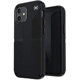 Speck Products Presidio2 Grip iPhone 12 Mini Case, Black/Black/White