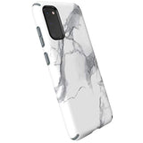 Speck Products Presidio Inked Samsung Galaxy S20 Case, CarraraMarble Matte/Grey