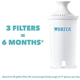 Brita Standard Water Filter, Standard Replacement Filters for Pitchers and Dispensers, BPA Free, 2 Count