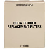 Brita Standard Water Filter, Standard Replacement Filters for Pitchers and Dispensers, BPA Free, 2 Count