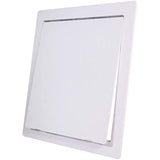 SUPPLY GIANT AP12 Plastic Access Panel for Drywall Ceiling 12 x 12 Inch Reinforced Plumbing Wall Access Door Removable Hinged, White