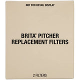 Brita Standard Water Filter, Standard Replacement Filters for Pitchers and Dispensers, BPA Free, 2 Count