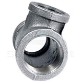 Supply Giant HNSU3636 1-1/4 X 1 X 1" Galvanized Malleable Reducing Tee With Female Threaded Fitting