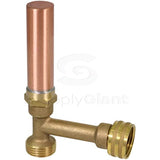 SUPPLY GIANT IBXN0056 Hose Bib Hammer Arrestor, 3/4", Copper