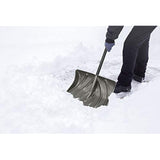 Suncast SC2700 20-Inch Snow Shovel/Pusher Combo with Wear Strip and D-Grip Handle, Gray
