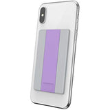 Speck Products GrabTab Cell Phone Holder and Stand, Works with Most Cell Phones - Dolphin Grey/Caprice Purple