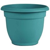 Bloem AP1626 Ariana Self Watering Planter 16", Bermuda Teal Green