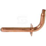 Supply Giant QTP-34G8 PEX Copper Stub Out Elbow with Wall Flange, 3/4", Brass