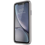 Speck Products Presidio2 PRO Case, Compatible with iPhone XR, Cathedral Grey/Graphite Grey/White