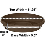 Bloem Llc 51312ch 12" Round Chocolate Saucer