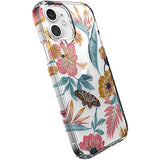 Speck Products Presidio Edition iPhone 12, iPhone 12 Pro Case, Clear/Clear/Tropical Floral