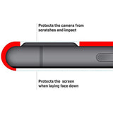 BodyGuardz - Harmony Case for Apple iPhone Xs/X (Clear/Purple), Extreme Impact and Scratch Protection for iPhone Xs/iPhone X (Amethyst)