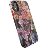 Speck Products Presidio Inked iPhone XR Case, DigitalFloral/Cerise Red