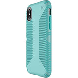 Speck Products Presidio Grip Case for iPhone XS/iPhone X, Surf Teal/Mykonos Blue
