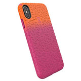 Speck Products iPhone Xs Max Case, CandyShell Fit, Pumpkin Orange Ombre Berry Pink