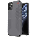 Speck Products Presidio2 Grip Case, Compatible with iPhone 11 PRO Max, Graphite Grey/Cathedral Grey/Black/Blood Red
