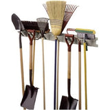 Suncast 4' Wall Mount Resin Garden Tool Storage Rack, Gray