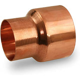 Supply Giant DDSD1145 Reducing Copper Coupling With Sweat Sockets And With Rolled Tube Stop, 1-1/4 X 1/2 Inch