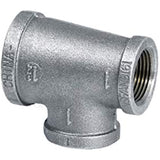 Supply Giant HNSU3636 1-1/4 X 1 X 1" Galvanized Malleable Reducing Tee With Female Threaded Fitting