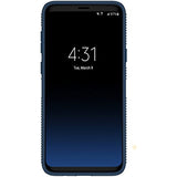 Speck Products Compatible Phone Case for Samsung Galaxy S9 Plus, Candyshell Grip Case, Gravel Grey/Deep Sea Blue