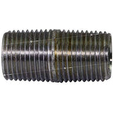Supply Giant OQHM1500-10 Pre Cut Industrial Closed Steel Nipple, Connectors, Used To Build Vintage Furniture, Threaded Pipes and Fittings, 1-1/2'' x 1", Galvanized (Pack of 10), 1-1/2" x 1"