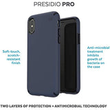 Speck Products Presidio Pro iPhone XS Max Case, Eclipse Blue/Carbon Black